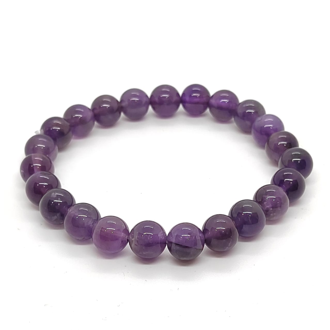 Amethyst Crystal Natural With Certified Bracelet